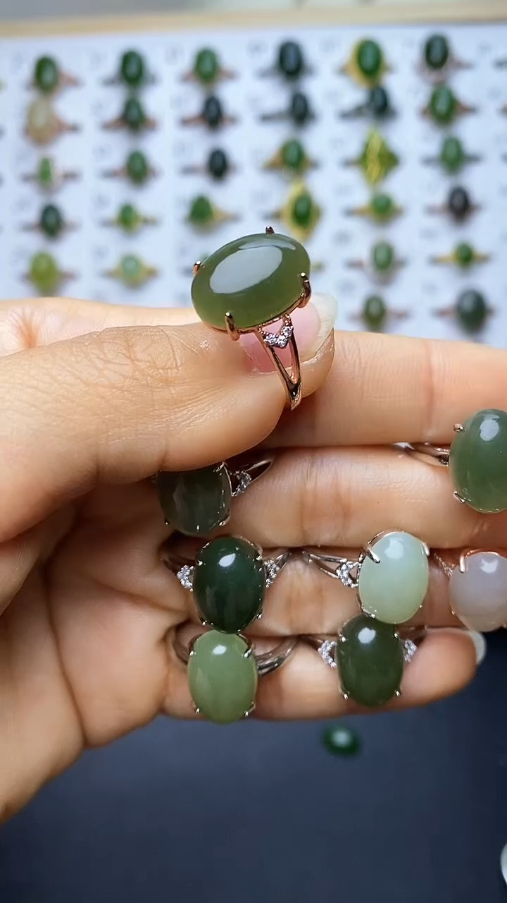 【闪购商品】和田玉戒指未镶嵌1