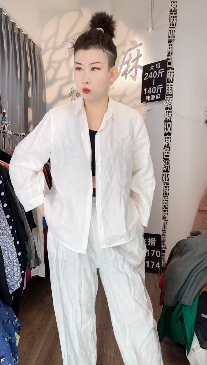 亚麻大码女装系列。
