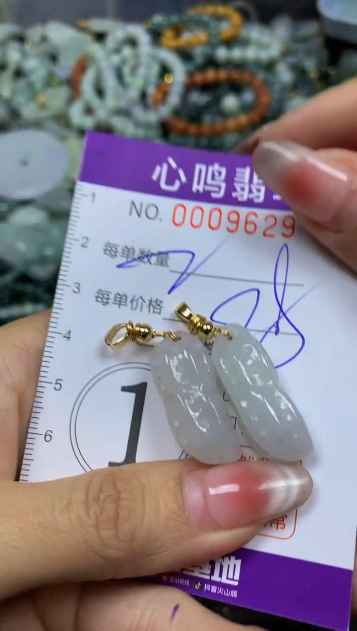 翡翠未镶嵌颈饰闪购009629