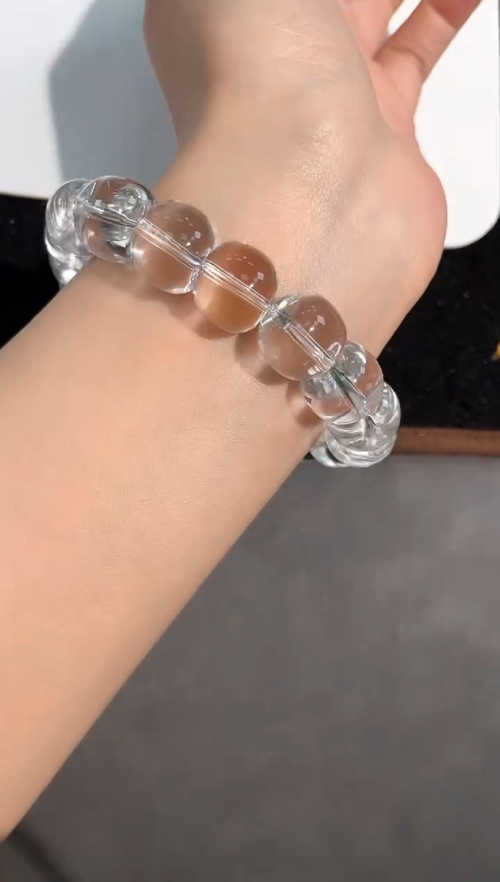 【闪购商品】水晶手链未镶嵌51号白水老型款13mm