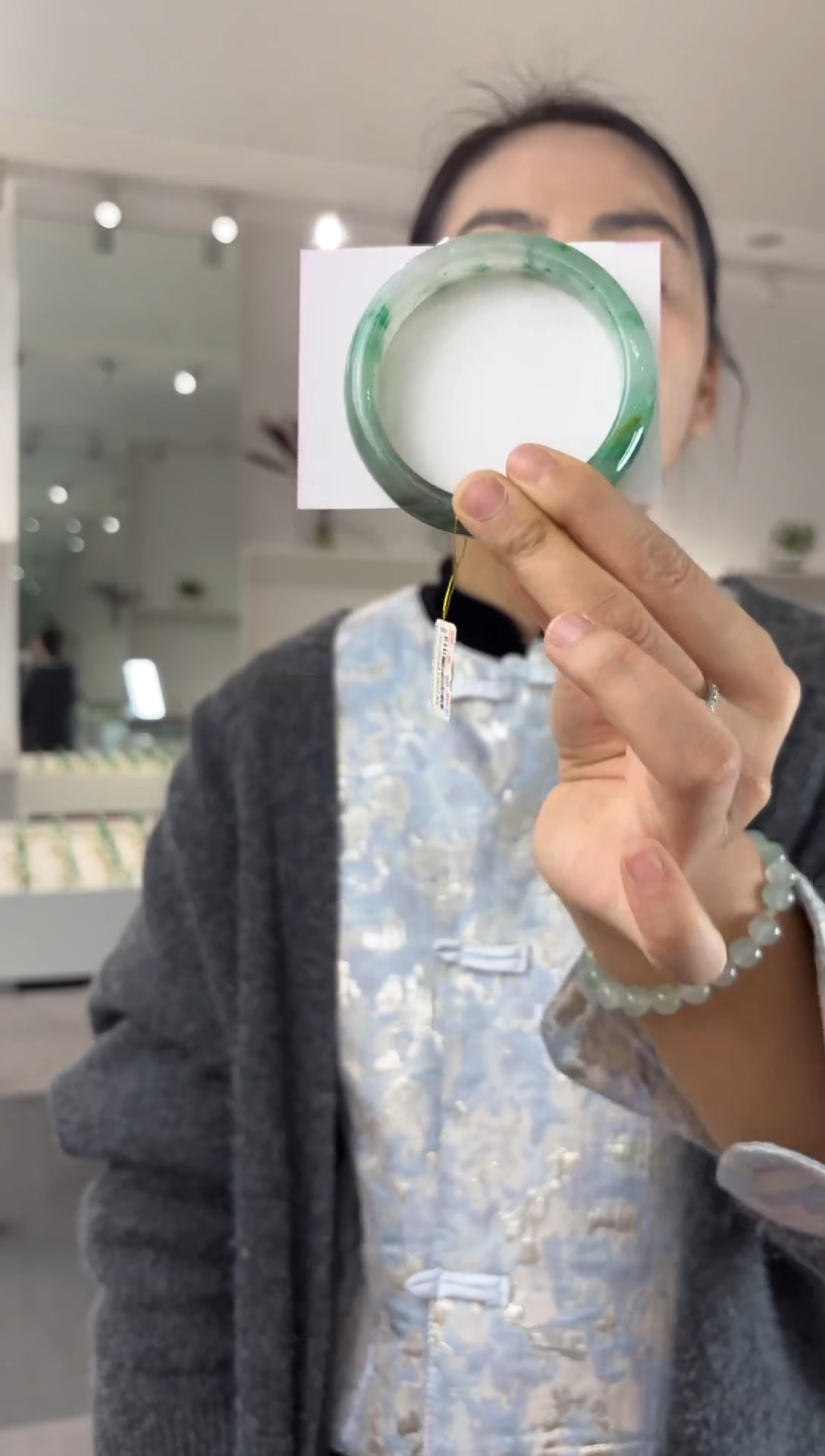 未镶嵌手镯石英质玉105