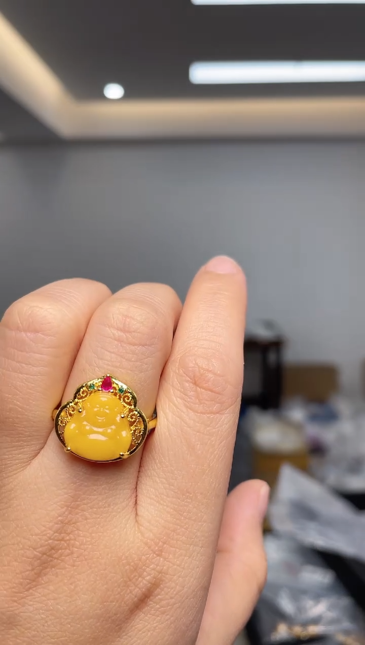 【闪购商品】蜜蜡裸石未镶嵌（多样性单个发货）