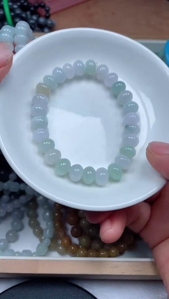 【闪购商品】翡翠手链未镶嵌卡7x9