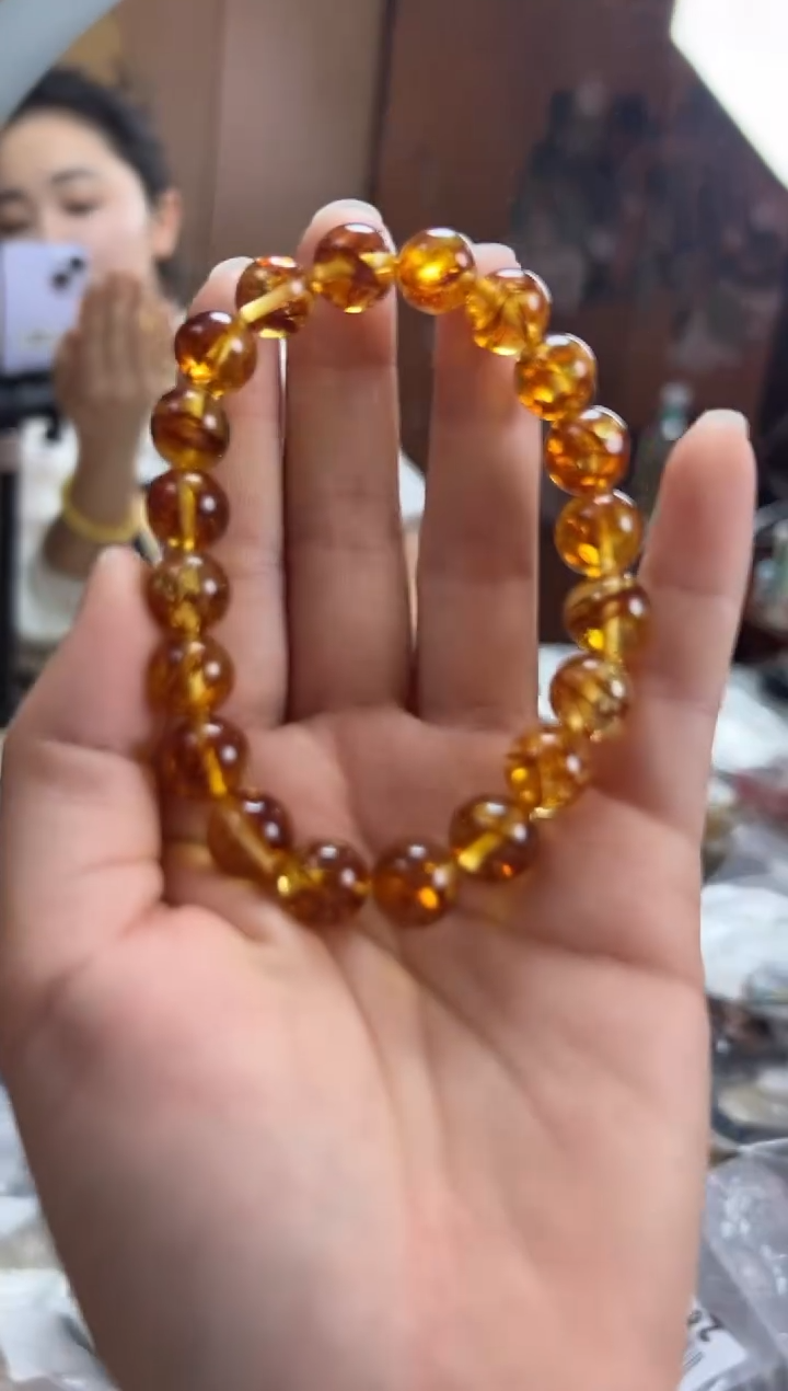 【闪购商品】蜜蜡裸石未镶嵌蜜蜡手串