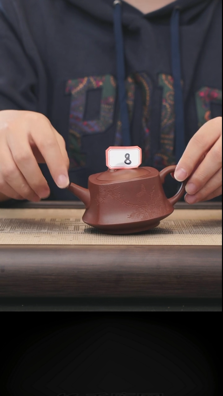 茶壶紫砂宜兴紫砂壶8号