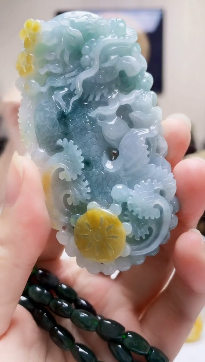 未镶嵌定制翡翠吊坠243