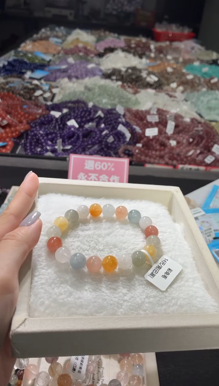 未镶嵌手链水晶217号 多样性发一J  10+