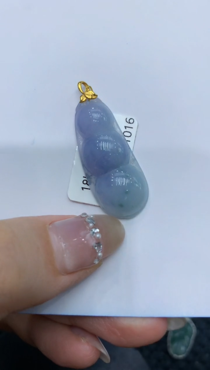 【闪购商品】翡翠颈饰18K金镶嵌222222222