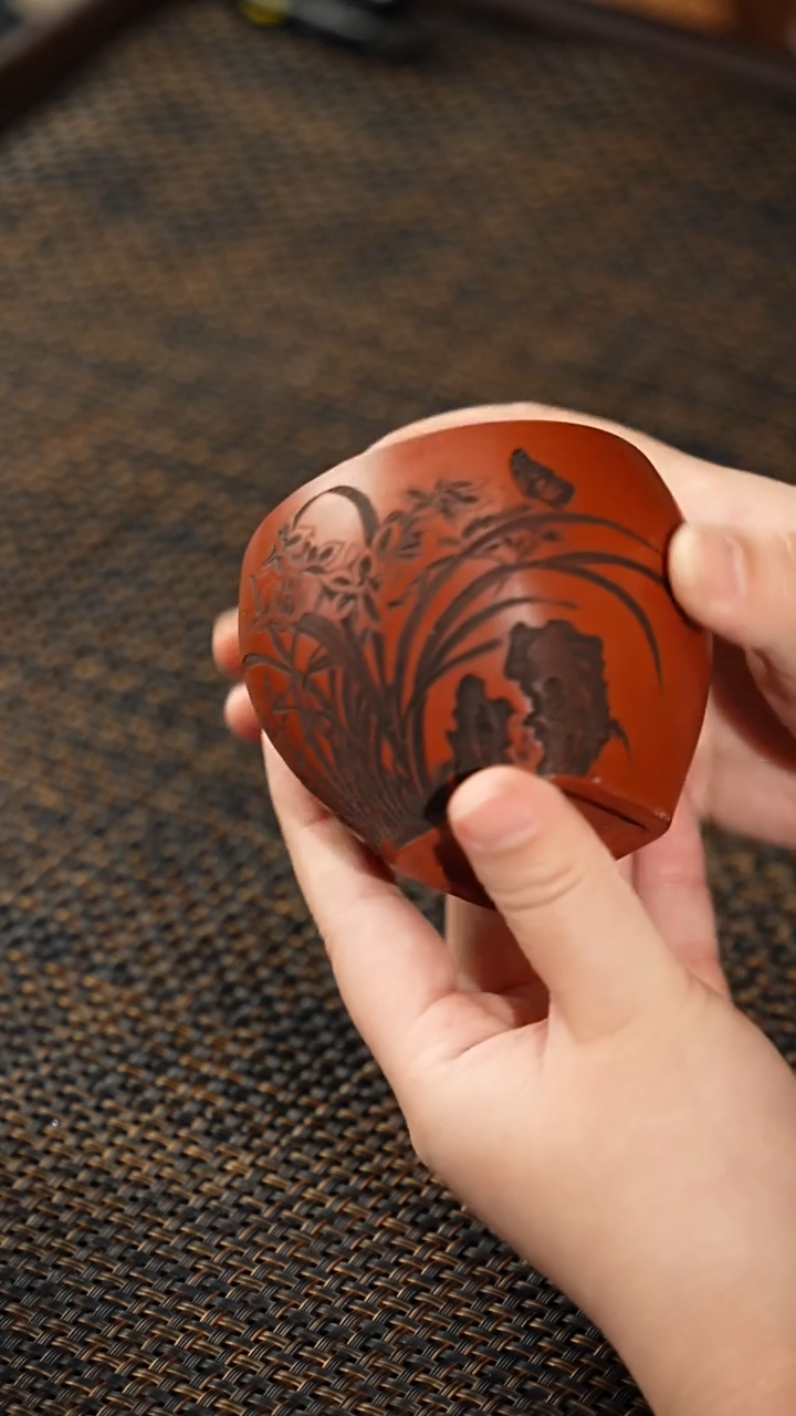 【闪购商品】紫砂茶杯福利紫砂兰花天地