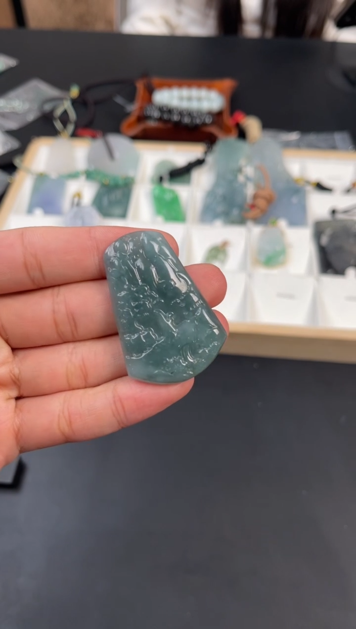 【闪购商品】翡翠吊坠(不含链)未镶嵌翡翠吊坠YPFC-129危料