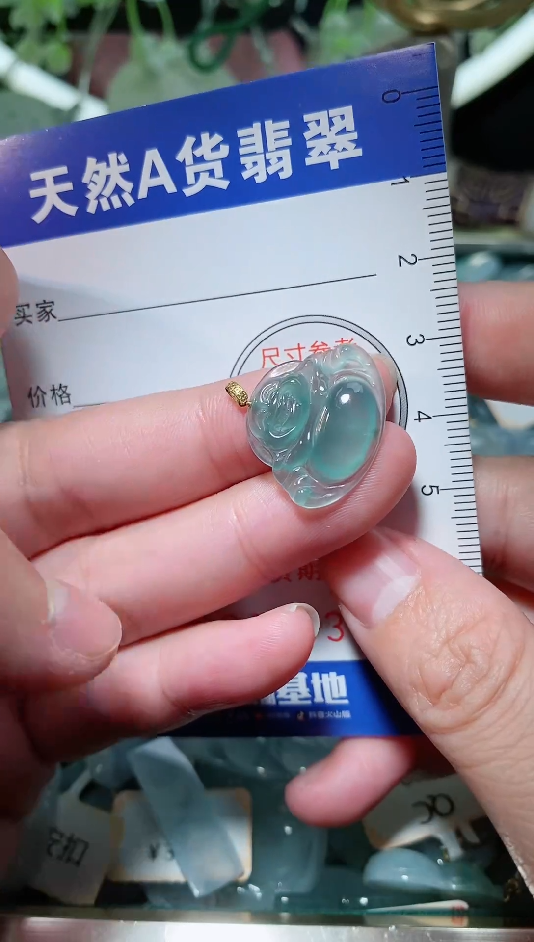 【闪购商品】翡翠颈饰18K金镶嵌天然A货翡翠多样性发货发其一