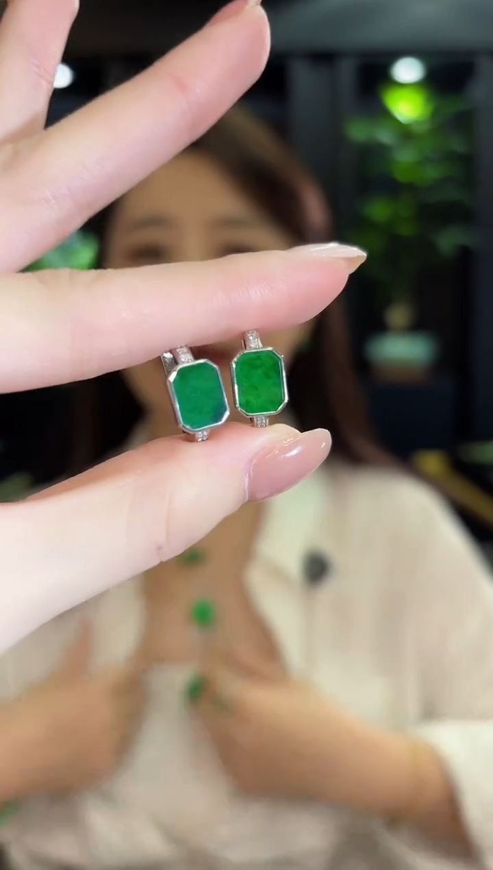 未镶嵌翡翠耳饰缅甸A货/多样性发货/一件