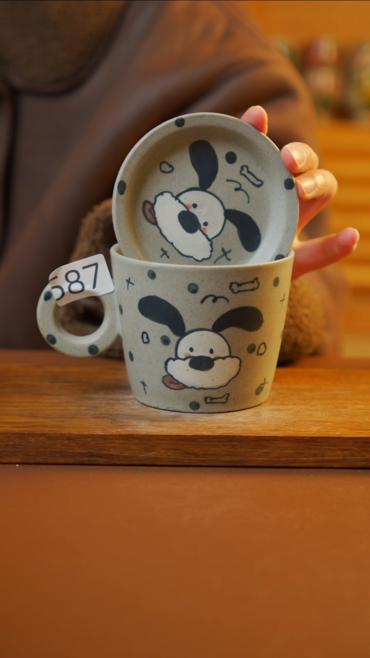 瓷片景德镇手绘瓷器高温釉下彩---