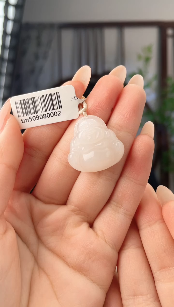颈饰未镶嵌和田玉25白玉佛公 多样性发其一 xp