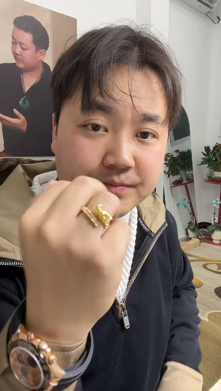 【闪购商品】翡翠戒指银S925镶嵌戒指