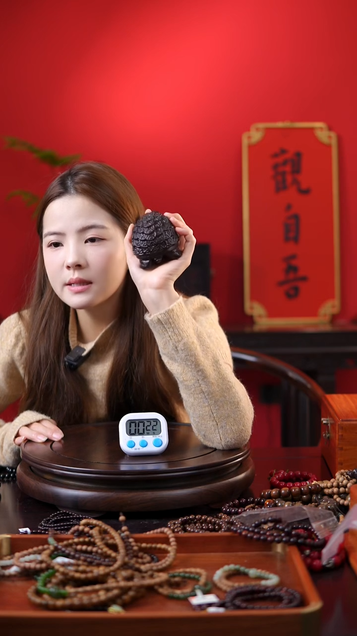 菩提手串/手链?****?檀木金钱龟