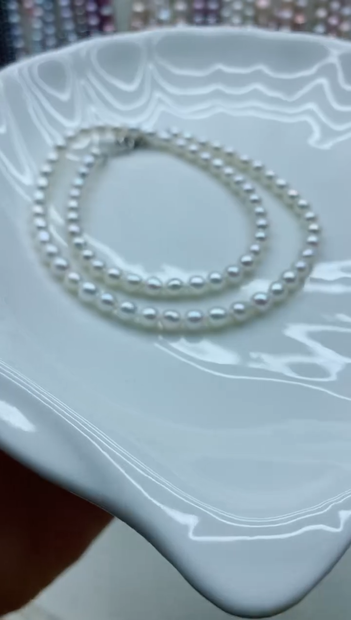淡水珍珠未镶嵌颈饰淡水珍珠项链
