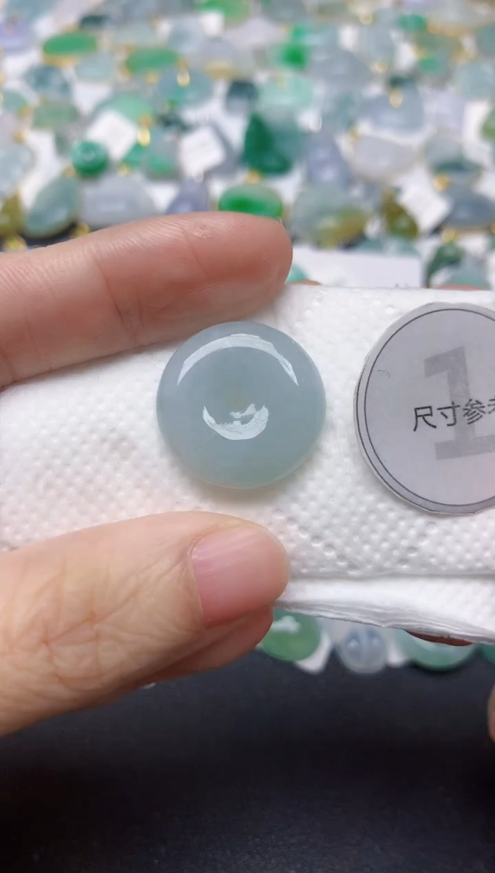 颈饰未镶嵌翡翠天然缅甸A货翡翠