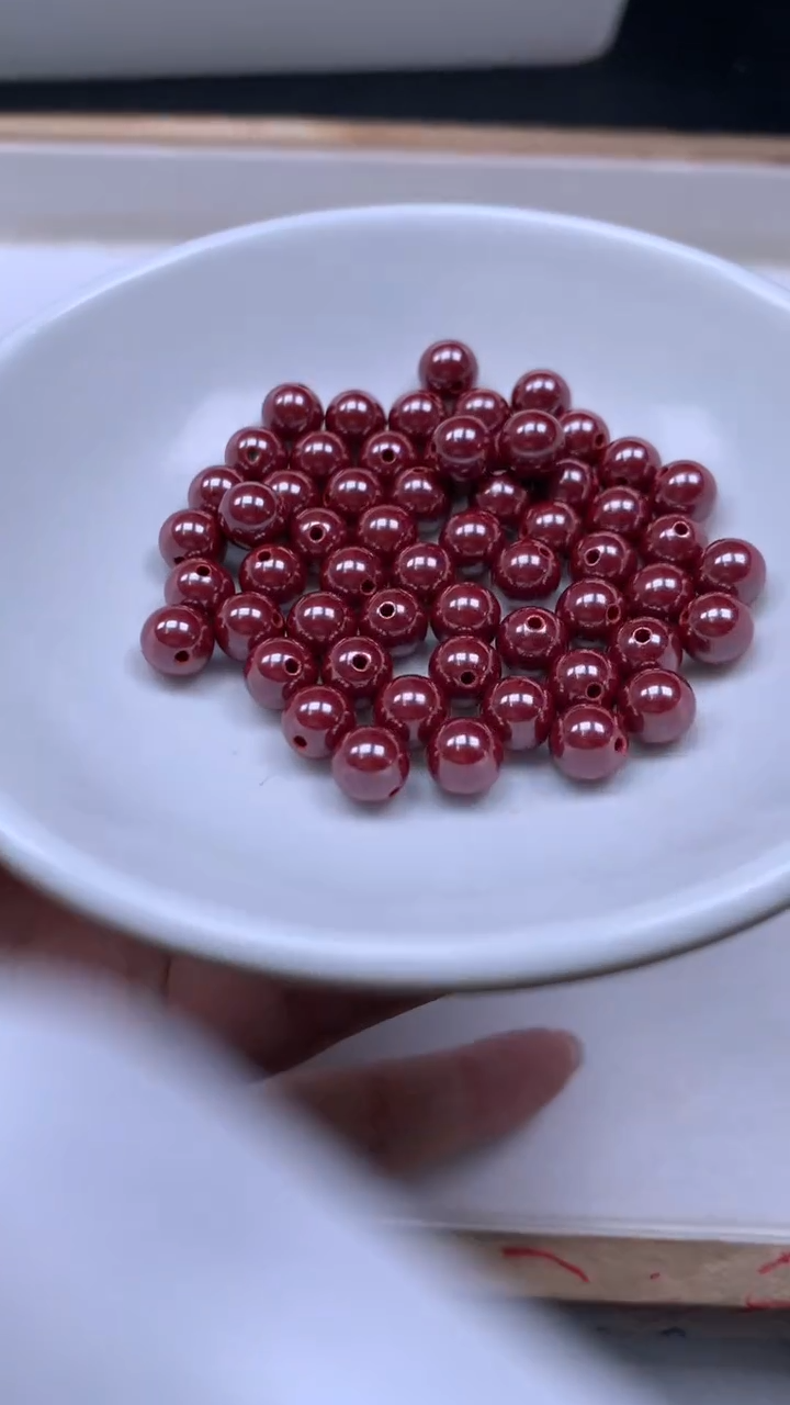 未镶嵌散珠玛瑙/玉髓B2002 原 矿 砂 6mm4颗9.9元