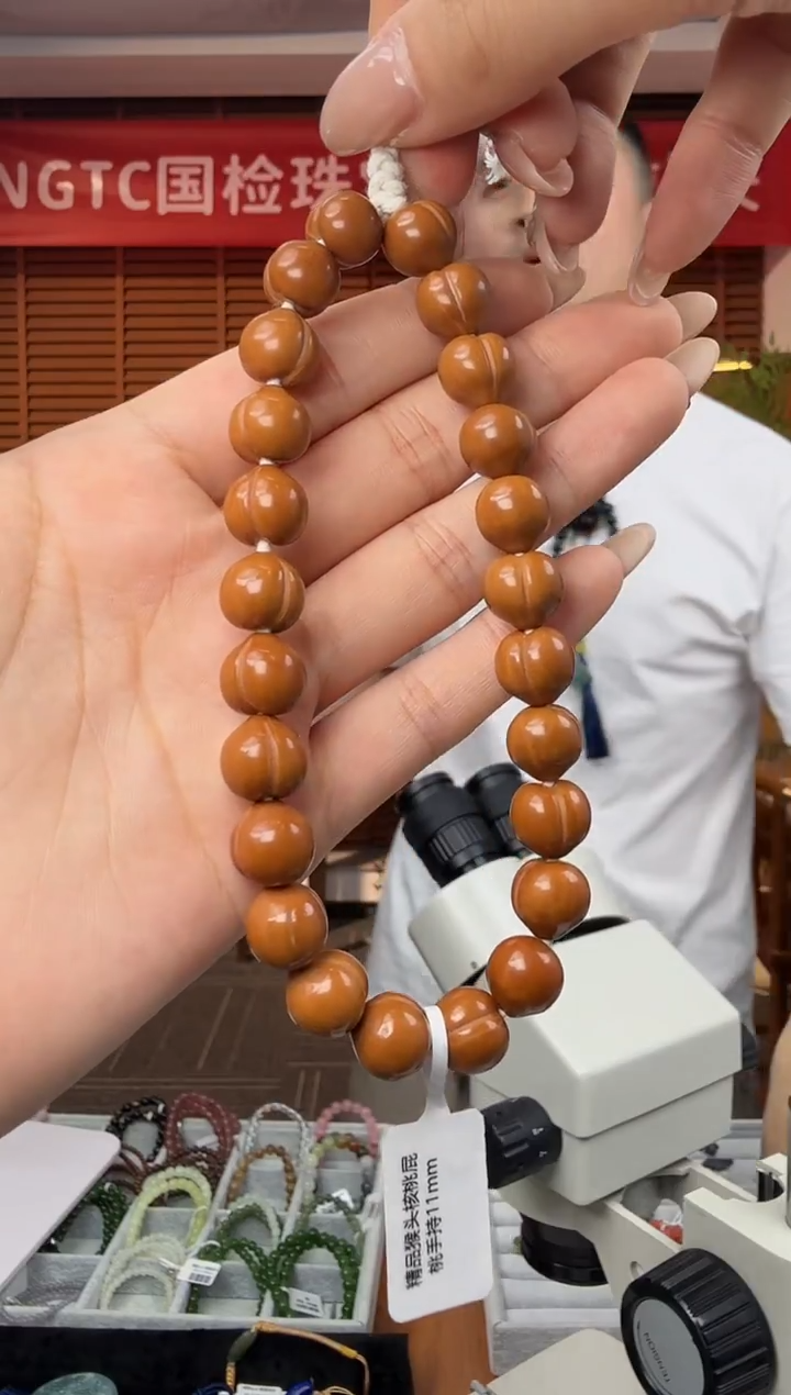 手串猴头核桃?精品猴头核桃屁桃手持11mm