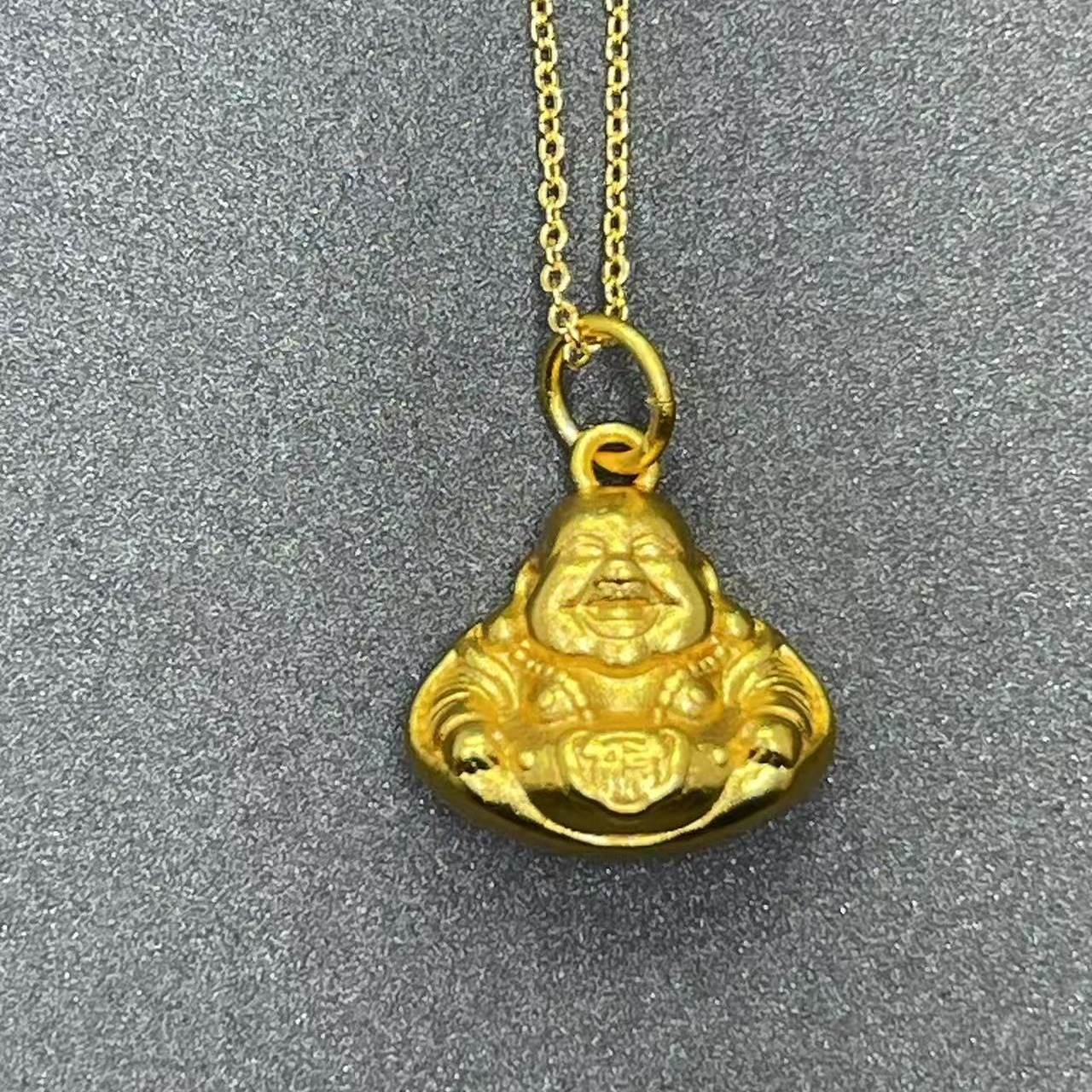 宝阁甄选黄佛公吊坠083