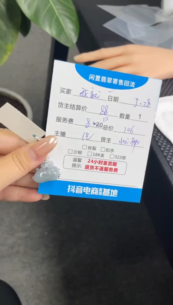 翡翠未镶嵌颈饰 颈饰