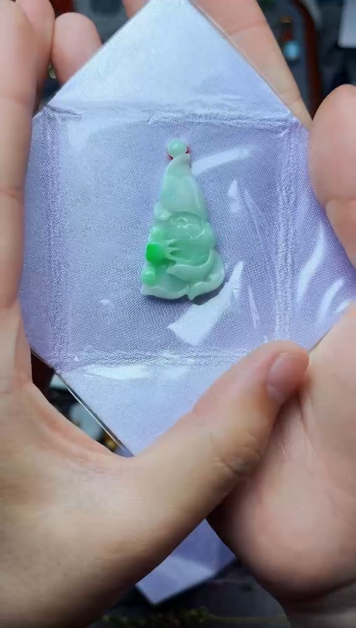 颈饰未镶嵌翡翠莲花06