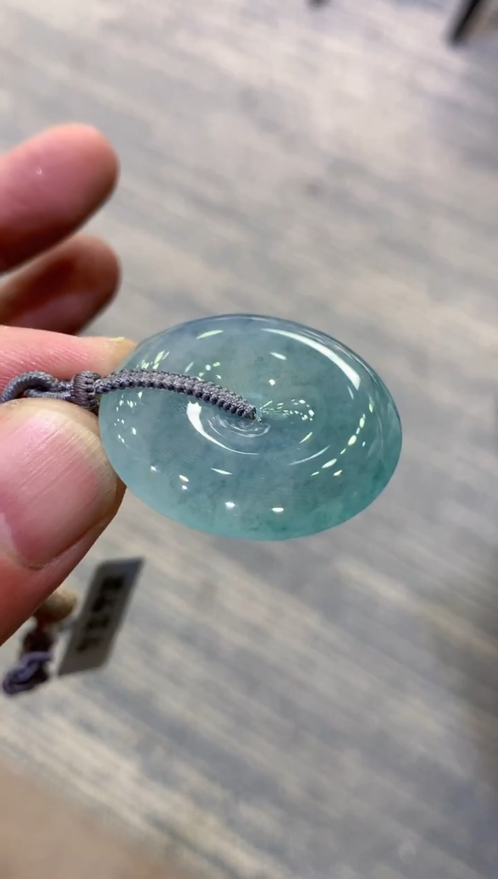 颈饰未镶嵌翡翠天然A货翡翠