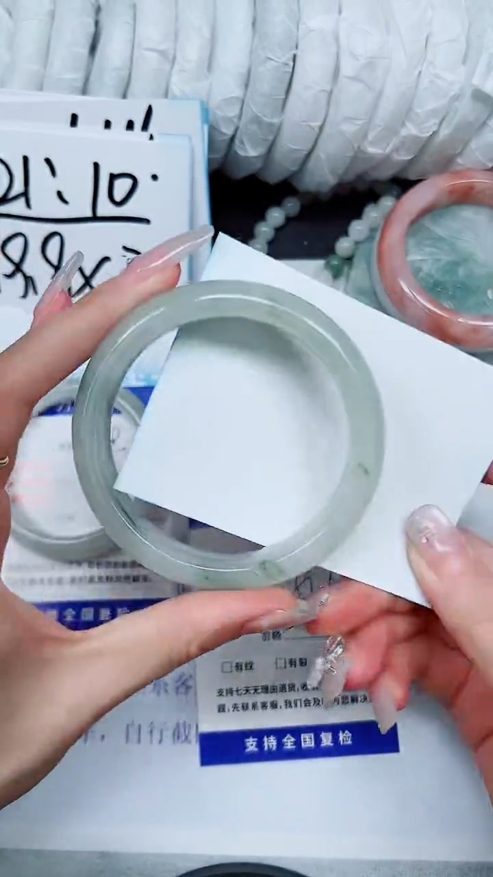 【闪购商品】石英质玉手镯未镶嵌A190-59`60`61`