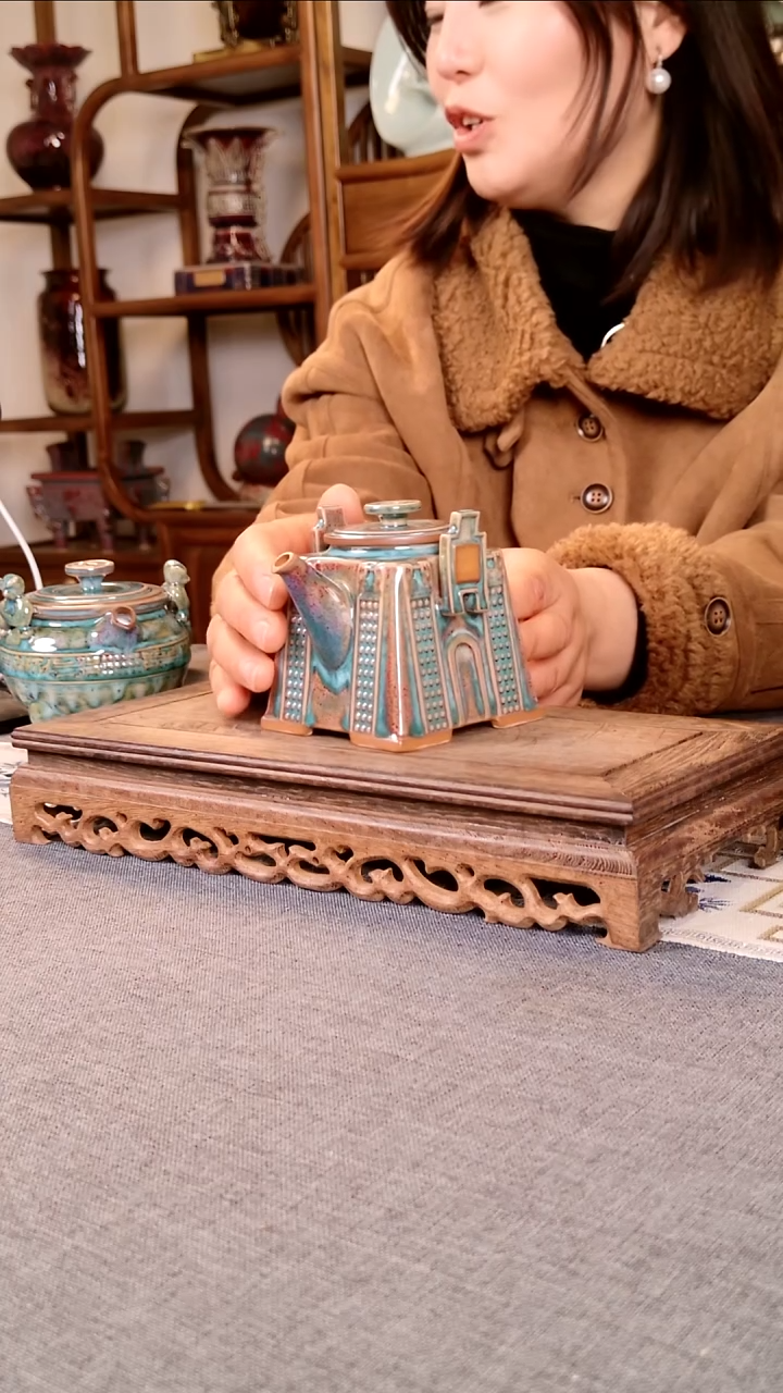 瓷片许君以昌 土魂钧瓷