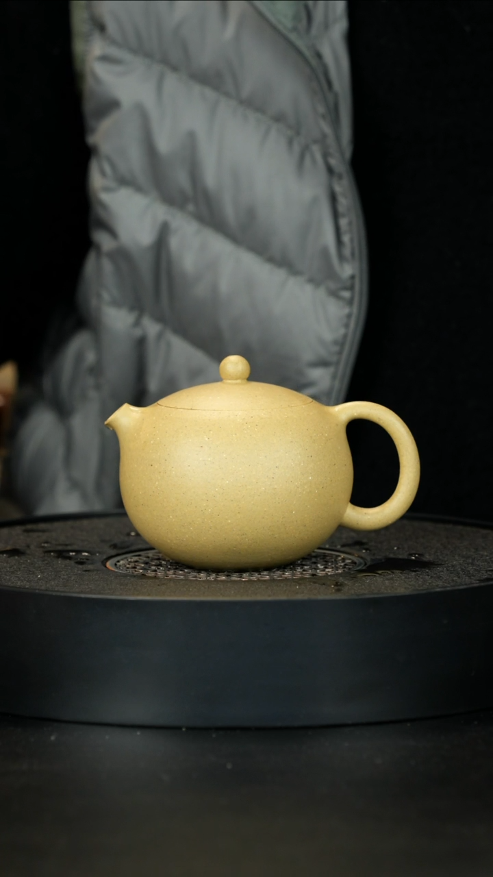 【闪购商品】紫砂茶壶全手大水潭梨皮本绿掌上明珠大漏