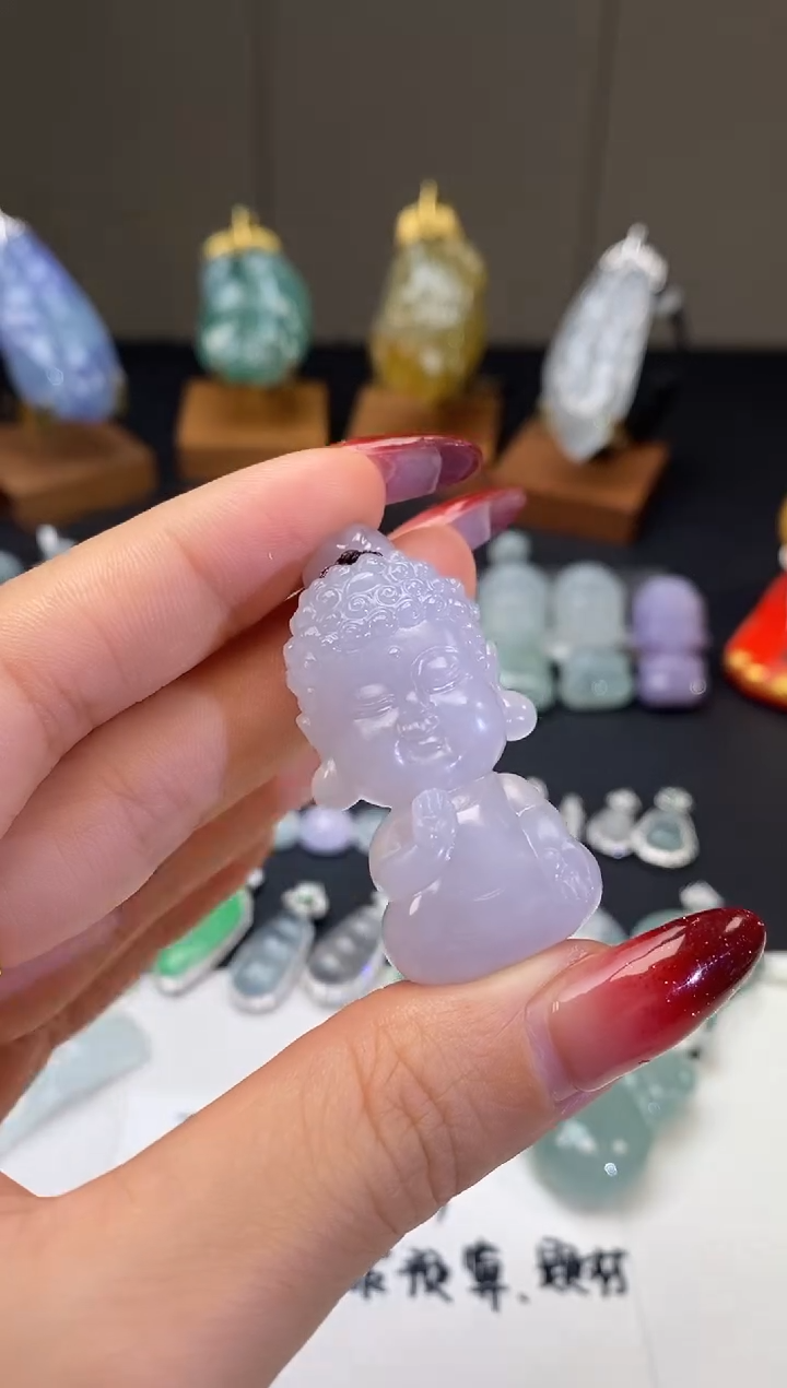 【闪购商品】翡翠吊坠(不含链)未镶嵌宝宝佛