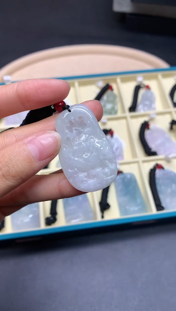 【闪购商品】定制翡翠未镶嵌荷塘月色【无服务费】