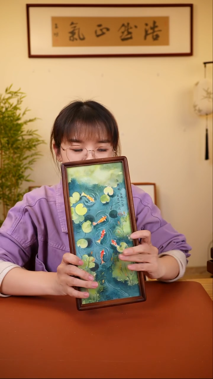 横款鹿鸣现代美术馆-岳倚竹老师作品