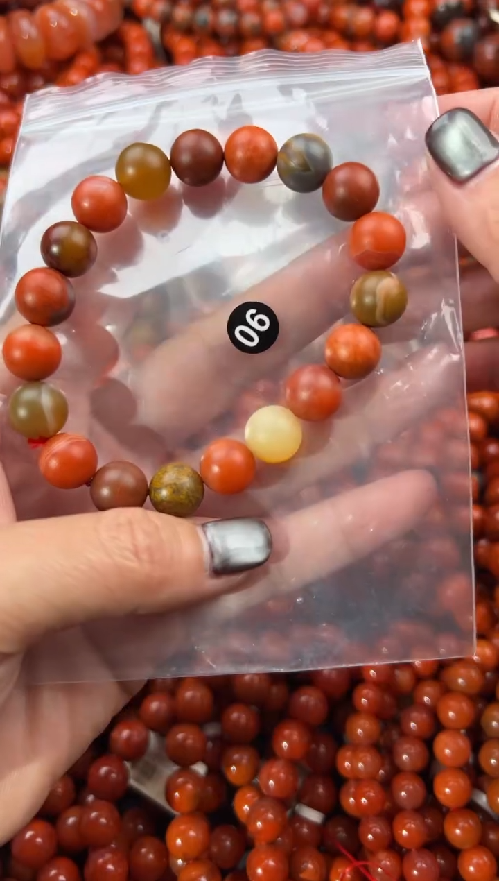 未镶嵌手串南红玛瑙10+