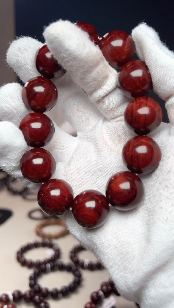 檀香紫檀（小叶紫檀）手串/手链2.0 泥料 无胶无蜡