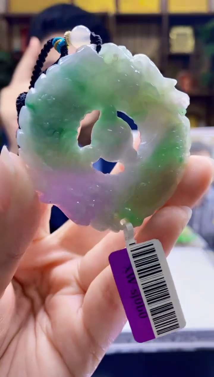 定制翡翠未镶嵌LL翡翠毛货WZ-31