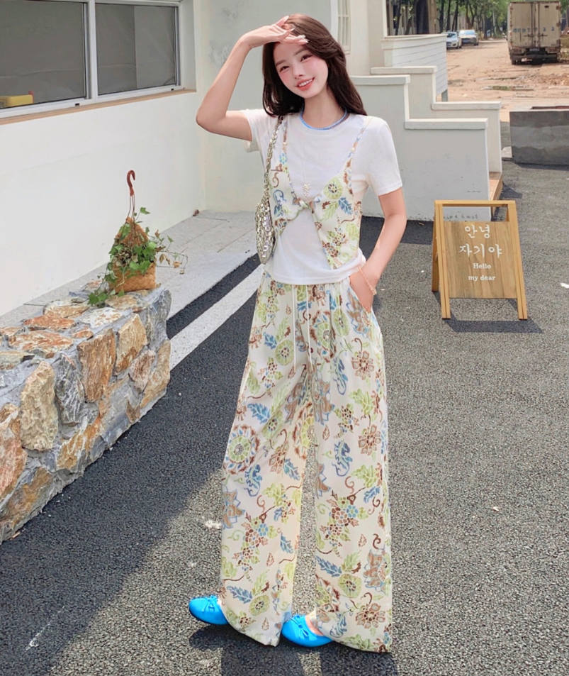 气质设计感套装2025夏季新款时尚上衣裤子套装2518【9】