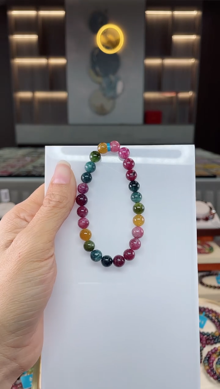 【闪购商品】碧玺单圈手串未镶嵌（多样性发一条）Q