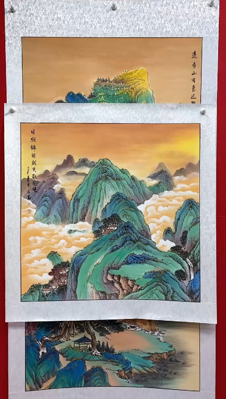 国画用****7国画NYQ杰牛云勤老师作品