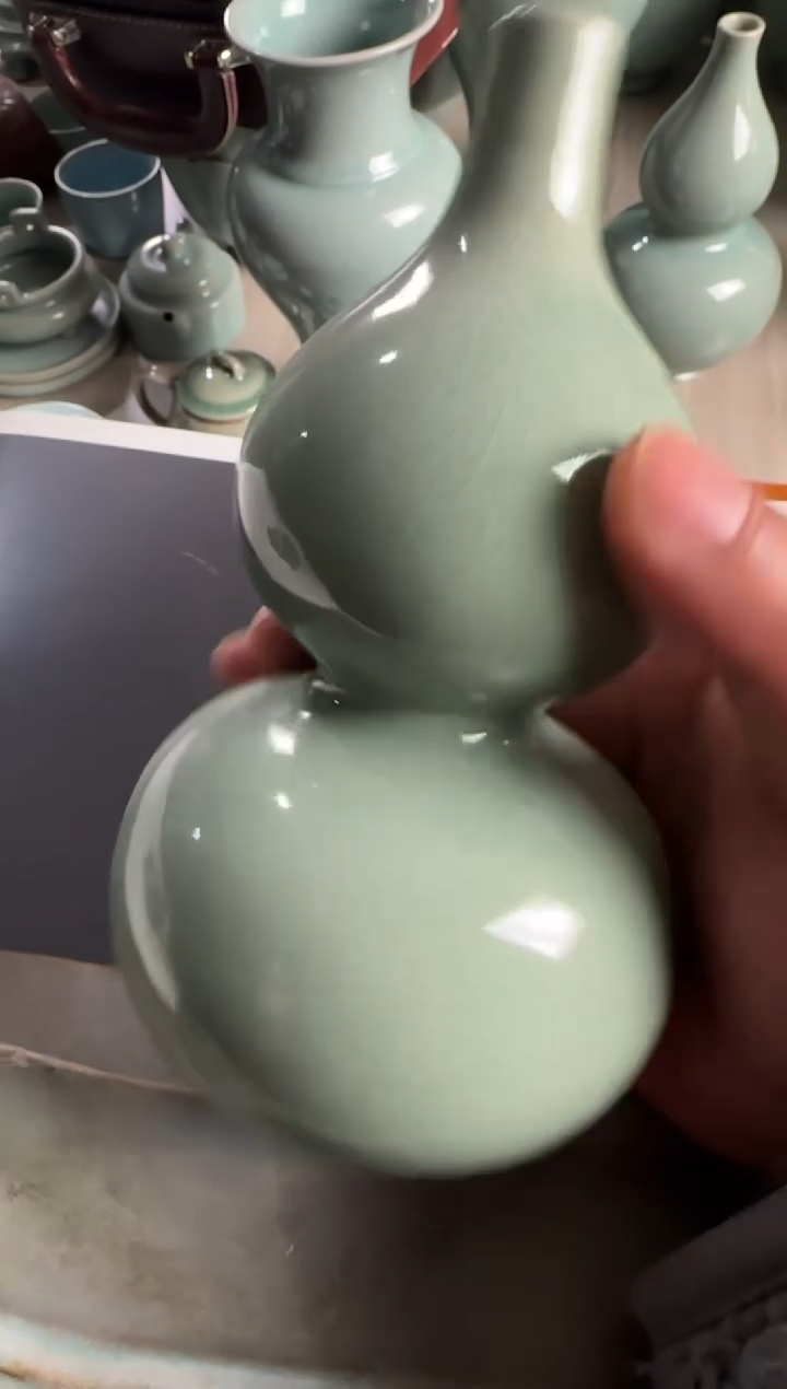 汝瓷平顶山汝瓷产品   葫芦