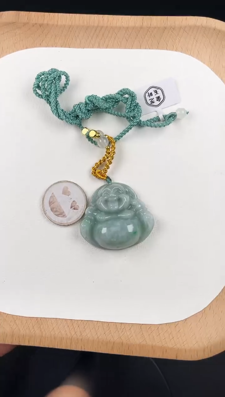 颈饰未镶嵌翡翠孤品-22