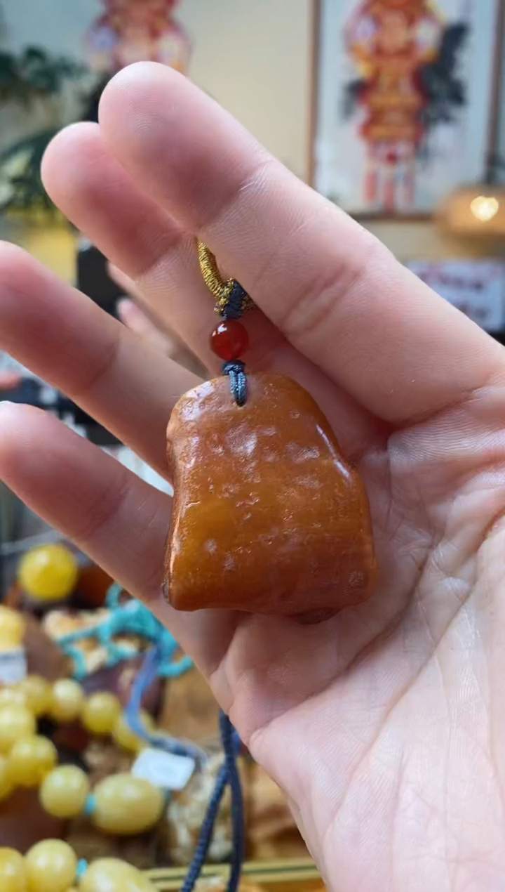 【闪购商品】琥珀颈饰未镶嵌吊坠