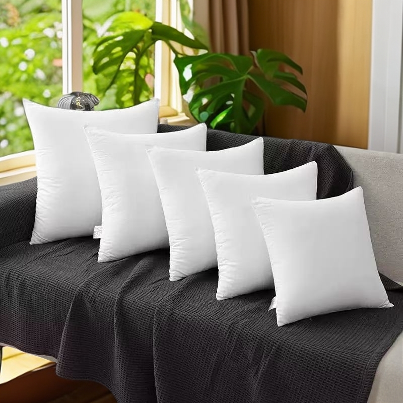 抱枕芯沙发抱枕枕芯布艺内胆足量饱满正方形长方形高弹抱枕靠垫
