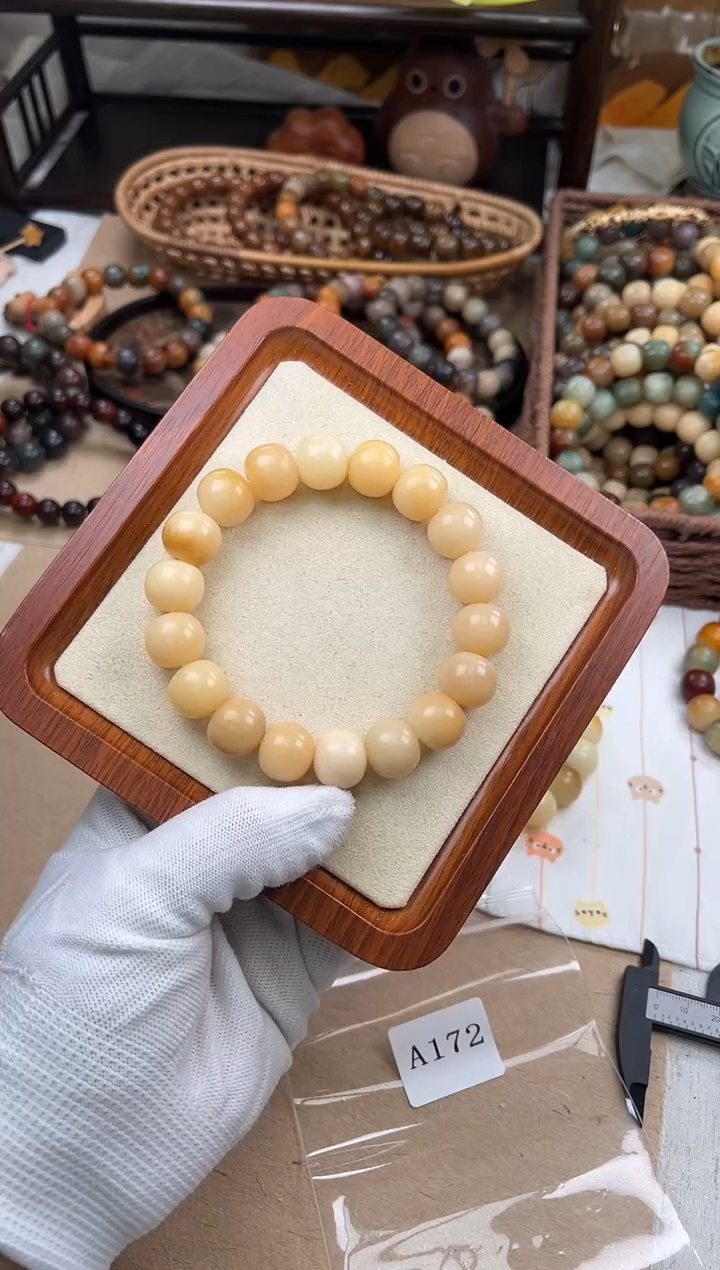 手串菩提根/象牙果a172 卡15 干磨福利