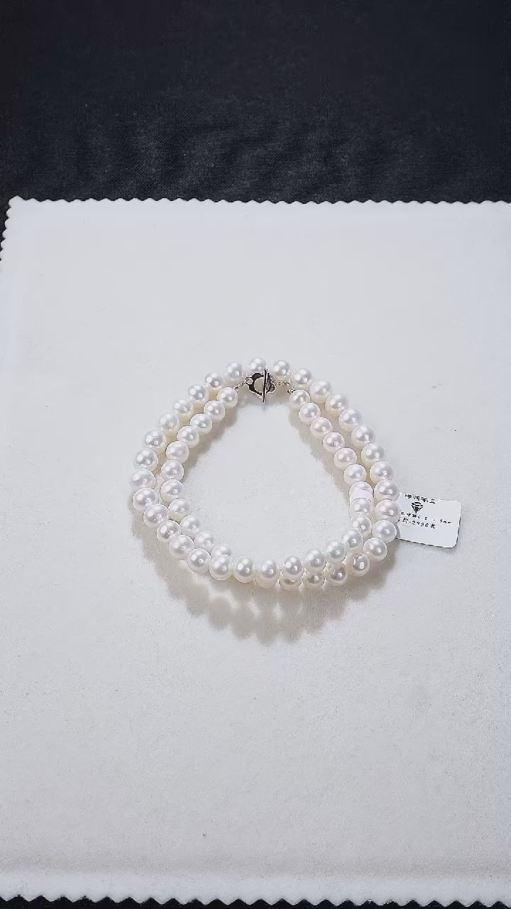 【闪购商品】淡水珍珠项链未镶嵌淡水珍珠项链7mm