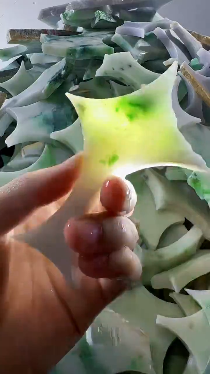 裸石翡翠缅甸翡翠A货文2600