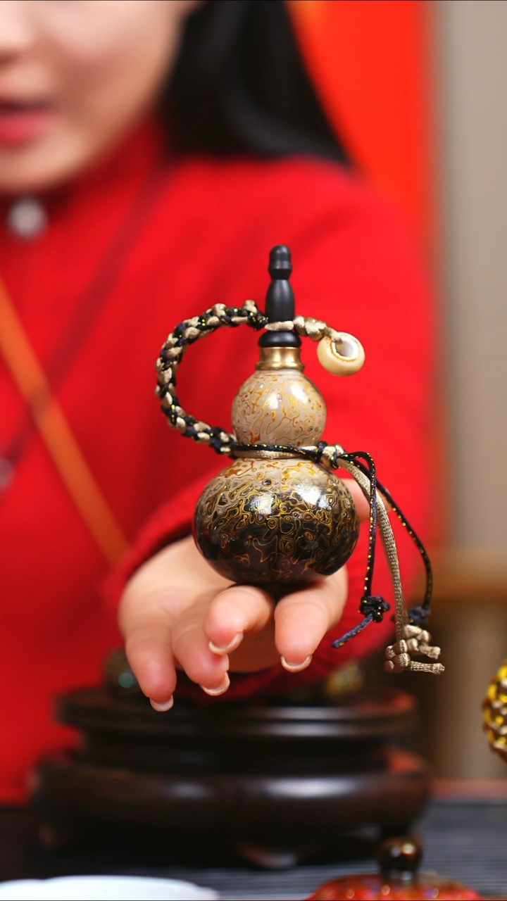 【闪购商品】JQ180过年礼臻选大漆酒葫芦