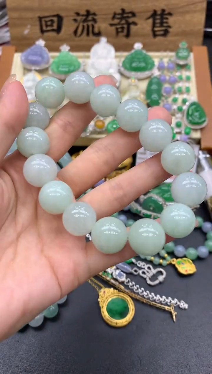 【闪购商品】翡翠手串未镶嵌72-中国好珍宝