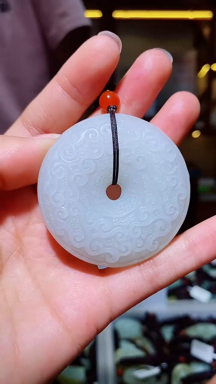 和田玉未镶嵌挂件1